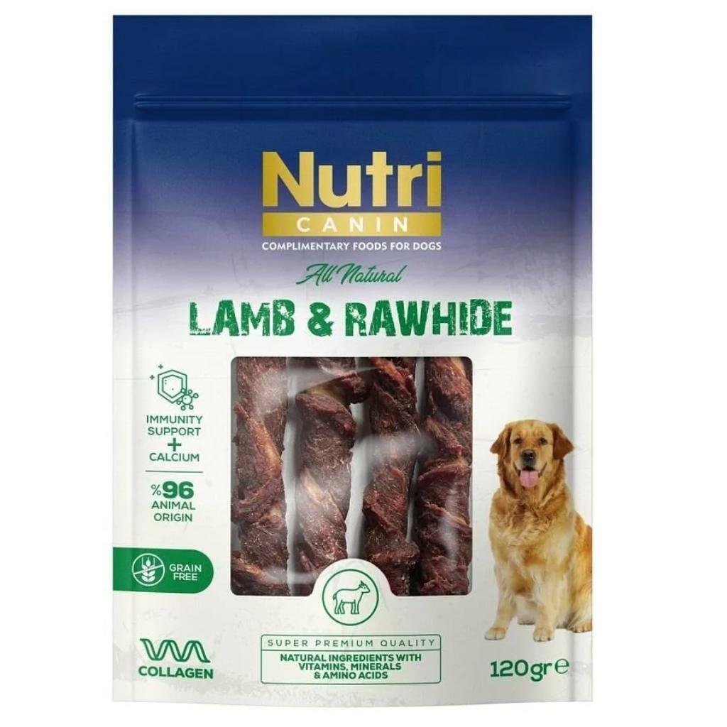 Nutri Canin Kuzu Eti Sarılı Orta/Büyük Irk Köpek Kemik Ödülü 120 Gr Nutri Canin Kuzu Eti Sarılı Orta/Büyük Irk Köpek Kemik Ödülü 120 Gr
