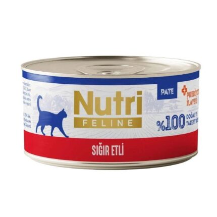 Nutri Feline Sığır Etli Tahılsız Kedi Konserves 70 Gr