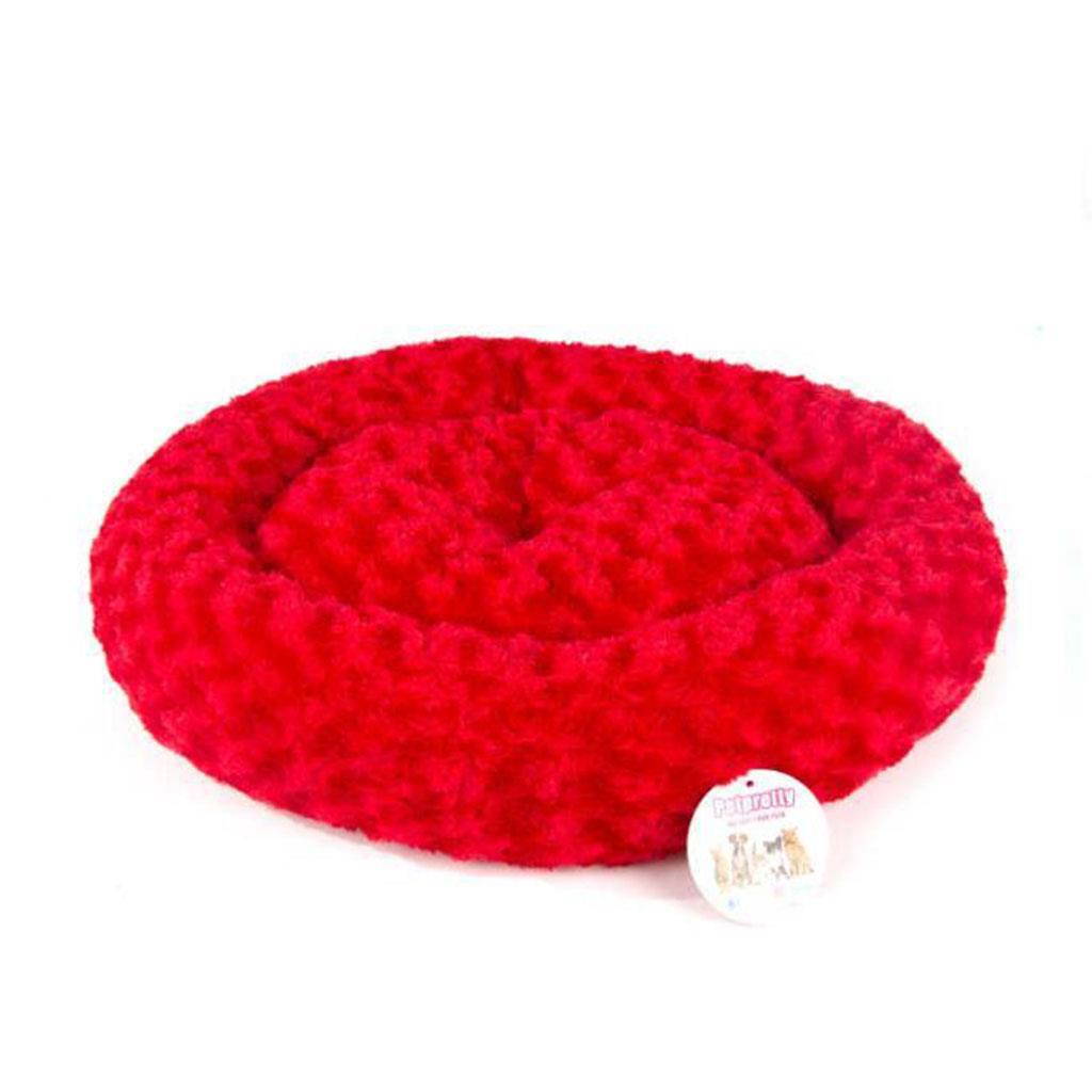 Pet Pretty Simit Yatak Peluş Kırmızı Yatak 55 x 55 Cm Pet Pretty Simit Yatak Peluş Kırmızı Yatak 55 x 55 Cm