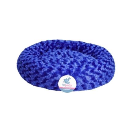 Pet Pretty Simit Yatak Peluş Mavi 55x55 cm