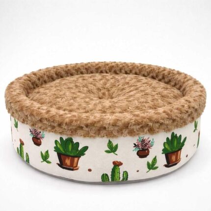 Pet Pretty Special Peluş Simit Yatak Açık Kahve