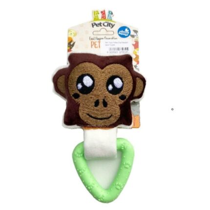 Pet Toys Peluş Diş Kaşıyıcı Maymun Sesli Köpek Oyuncağı