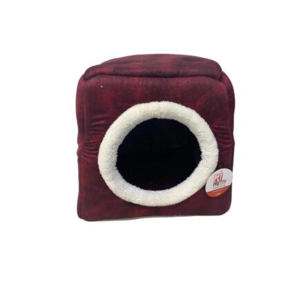 Petpretty Comfort Üç Fonksiyonlu Kedi Yatağı Kırmızı 42x42x23cm