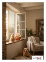 Pettex Evcil Dostlara Pencere Güvenlik Tülü - Görsel 4