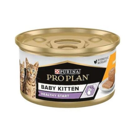 Pro Plan Baby Kitten Tavuklu Yeni Doğan Yavru Kedi Konservesi 85 gr