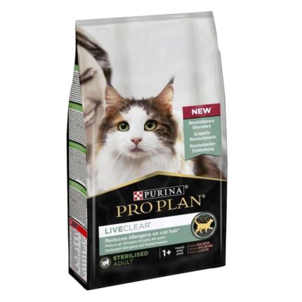 Pro Plan Live Clear Sterilised Somonlu Kısır Kedi Maması 1.4 kg