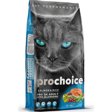 Prochoice Somonlu Yetişkin Kedi Maması 15 Kg