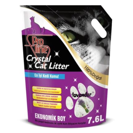 Proline Silika Lavanta Kokulu Kristal Kedi Kumu 7