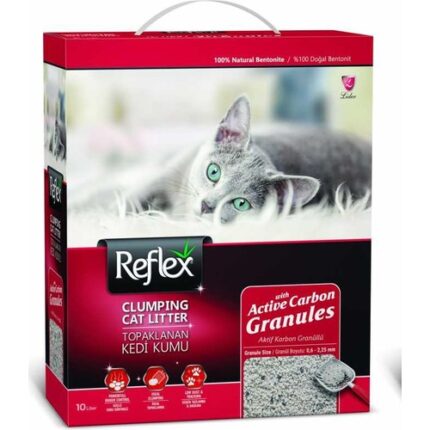 Reflex Granül Aktif Karbonlu Süper Hızlı Topaklanan Kedi Kumu 10lt