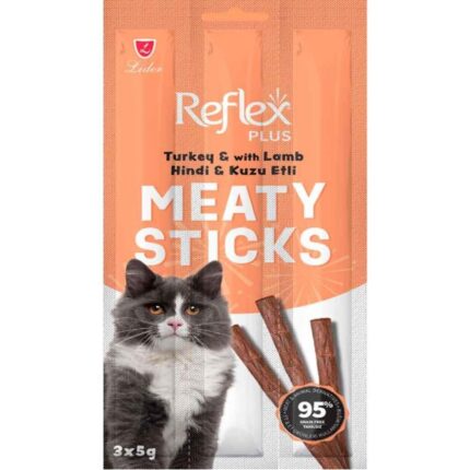 Reflex Hindili Kuzulu Kedi Ödül Çubuğu 5 Gr 3 Adet