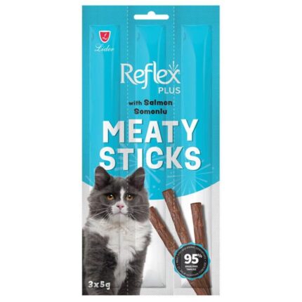 Reflex Plus Somonlu Çubuk Yetişkin Kedi Ödülü 3*5gr
