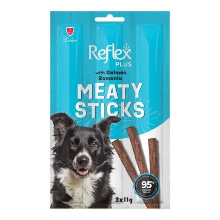 Reflex Plus Somonlu Çubuk Yetişkin Köpek Ödülü 3*11gr