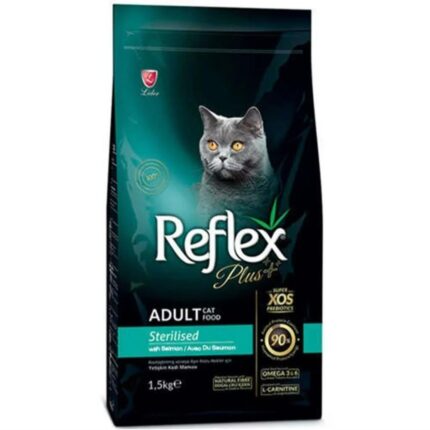 Reflex Plus Somonlu Kısırlaştırılmış Kedi Maması 1.5 Kg