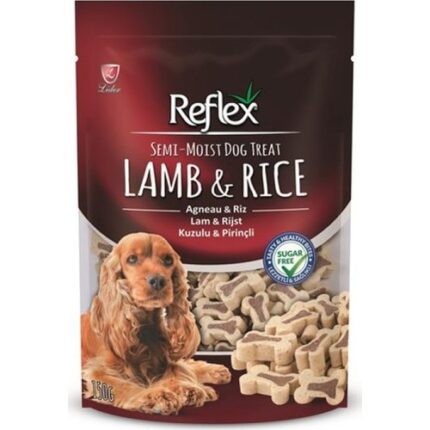 Reflex Semi-Moist Kuzulu Pirinçli Köpek Ödülü 150 Gr