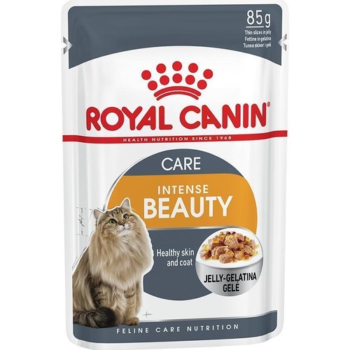 Royal Canin İntense Beauty Jelly Kedi Konservesi 85 Gr Royal Canin İntense Beauty Jelly Kedi Konservesi 85 Gr