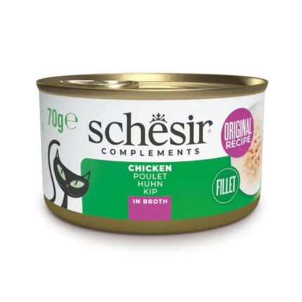 Schesir Tavuk Filetolu Pişirme Suyunda Kedi Yaş Maması 85 Gr