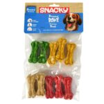 Snacky Munchy Köpek Press Kemik 10'lu 5 Cm 110 Gr