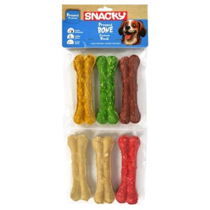 Snacky Munchy Köpek Press Kemik 6'lı
