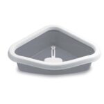 Stefanplast Sprınt Corner Beyaz/gri Kedi Tuvaleti 56x40x14cm