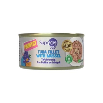 Supreme Cat Ton Balıklı ve Midyeli Yaş Kedi Maması 70 Gr