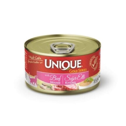 Unique Sığır Etli Konserve Yaş Kedi Maması 85 Gr