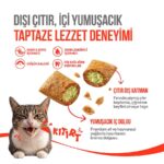 Wanpy Crunchy Pockets Catnipli ve Tavuklu Kedi Ödül Maması 60 gr - Görsel 2