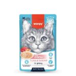 Wanpy Pouch Ton Balıklı Karidesli Yaş Kedi Maması 70g