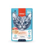 Wanpy Pouch Ton Balıklı Somonlu Yaş Kedi Maması 70g