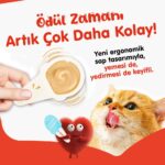Wanpy Somonlu Kaşık Krema Kedi Ödül Maması 10x16gr - Görsel 3