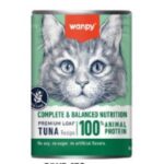 Wanpy Tahılsız %100 Gerçek Et Ton Balıklı Kedi Konservesi 375 gr