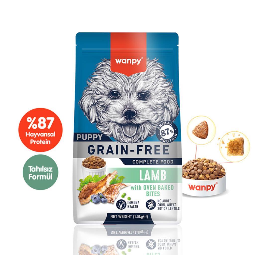 Wanpy Tahılsız Kuzulu Yavru Köpek Maması 1.5 Kg Wanpy Tahılsız Kuzulu Yavru Köpek Maması 1.5 Kg