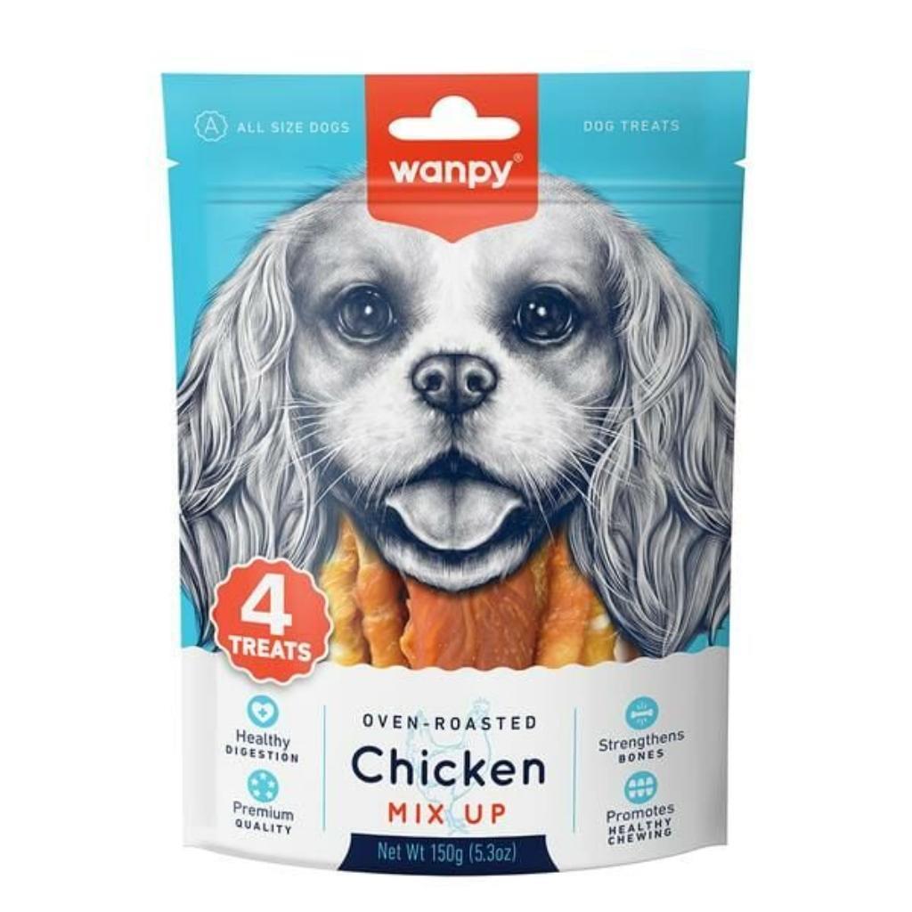 Wanpy Tavuklu Karışık Köpek Ödülü 150 Gr Wanpy Tavuklu Karışık Köpek Ödülü 150 Gr