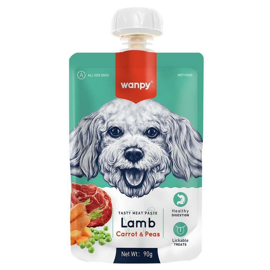 Wanpy Taze Kuzulu Havuçlu Köpek Et Ezmesi 90 Gr Wanpy Taze Kuzulu Havuçlu Köpek Et Ezmesi 90 Gr