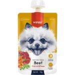 Wanpy Taze Sığır Etli&Havuçlu Köpek Et Ezmesi 90 gr