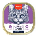 Wanpy Ton Balıklı Ve Karidesli Alutray Kedi Yaş Mama 40 g