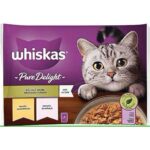 Whiskas Pure Delight Tavuk Dilimli Yaş Kedi Maması 4x85 Gr