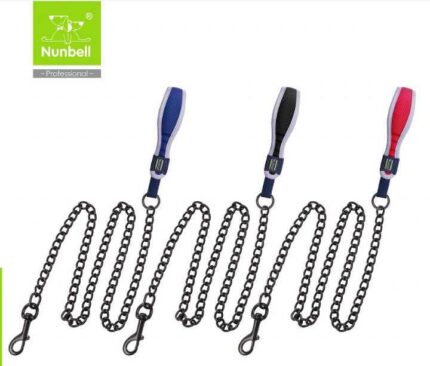 Nunbell Yumuşak Tutmalı Zincir Köpek Gezdirme Tasması 2