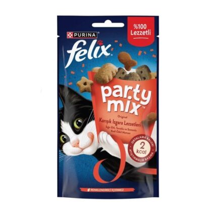 Felix Party Mix Original Karışık Izgara Lezzetleri Kedi Ödül Maması 60 gr