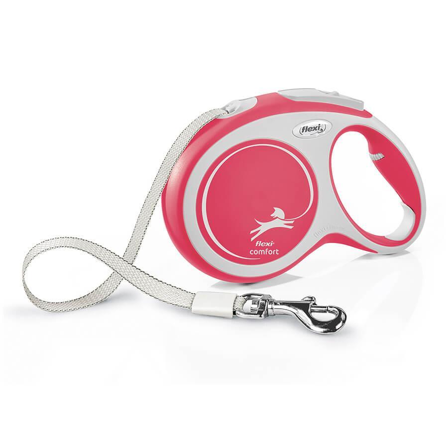 Flexi New Comfort Otomatik Şerit Köpek Gezdirme Kayışı 5m Small Kırmızı Flexi New Comfort Otomatik Şerit Köpek Gezdirme Kayışı 5m Small Kırmızı