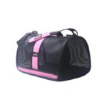 Migno Flybag Safir Fileli Model Kedi Köpek Taşıma - Düz Pembe