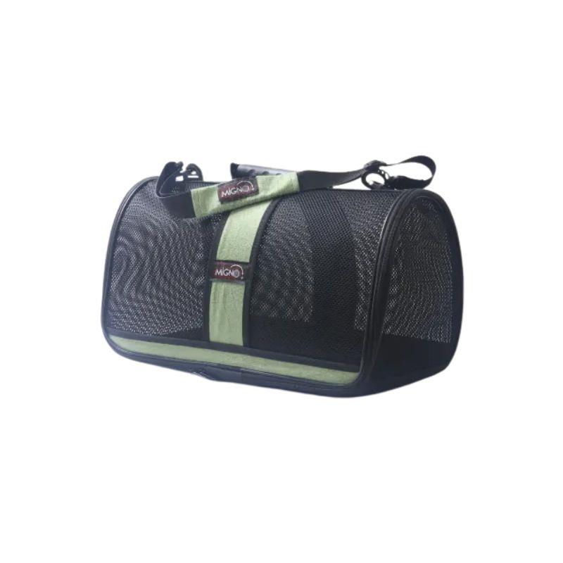 Migno Flybag Safir Fileli Model Kedi Köpek Taşıma -Düz Yeşil Migno Flybag Safir Fileli Model Kedi Köpek Taşıma -Düz Yeşil