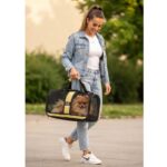 Migno Flybag Safir Fileli Model Kedi Köpek Taşıma - Sarı - Görsel 5