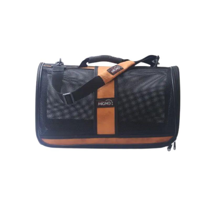 Migno Flybag Safir Fileli Model Kedi Köpek Taşıma - Turuncu Migno Flybag Safir Fileli Model Kedi Köpek Taşıma - Turuncu